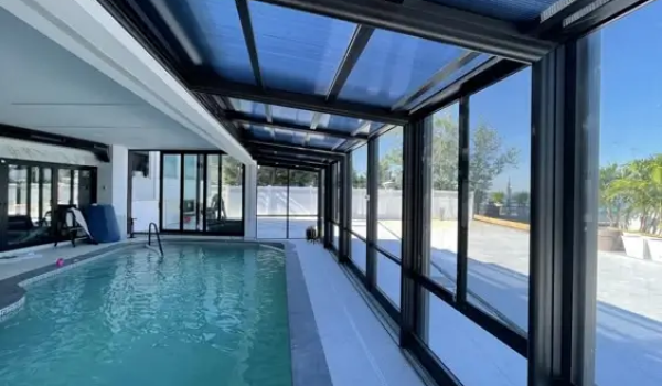 Pool-Enclosure-for-Entertainment-Center